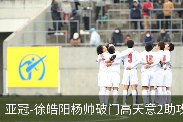 亚冠-徐皓阳杨帅破门高天意2助攻 申花2-1淡滨尼流浪者